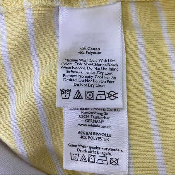 Eddie Bauer Legend Wash Striped Sweatshirt Size XL - Picture 7 of 7